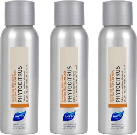 Phyto Paris Phytocitrus Color protect radiance shampoo Color-Treated, Highlighted Hair 50ml x 3