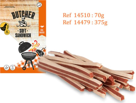 Butcher Hondensnack - chicken soft sandwich - 375g