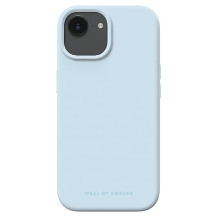 iDeal of Sweden Silicone Case geschikt voor Apple iPhone 17e / 16e / 15 / 14 / 13 - Light Blue