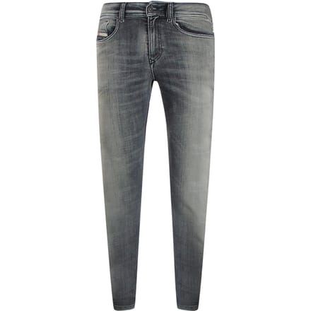 Diesel 1979 Slanke Grijze Denim Broek