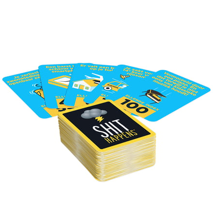 Spel Shit Happens Fam. Ed. 100 Kaarten