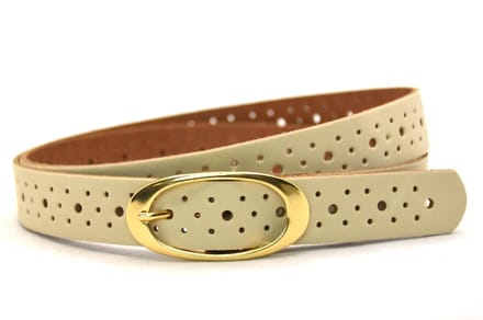 Take-it geperforeerde riem beige