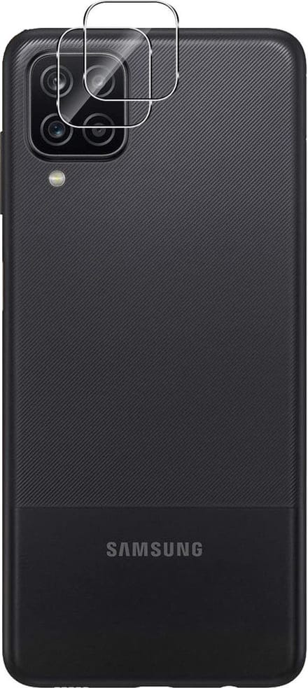 Camera Protector voor Samsung Galaxy A12 - 2 stuks van glas Transparante glazen