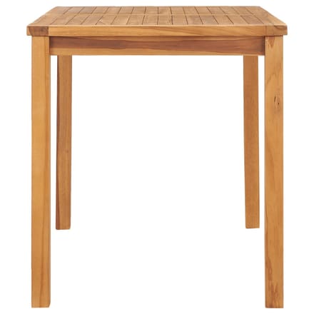 vidaXL - Tuintafel - 120x70x77 - cm - massief - teakhout