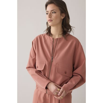 Summum Woman Jacket Uni Sephia Blush Maat: 44 | Lichte Jassen Outlet | Dames