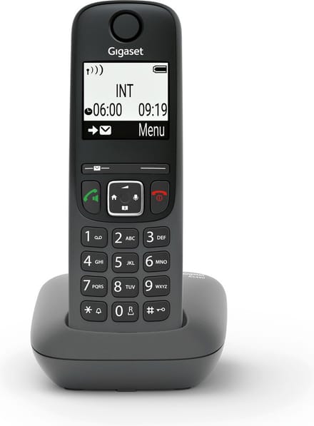 Gigaset AS490 telefoon Analoge-/DECT-telefoon Nummerherkenning Zwart