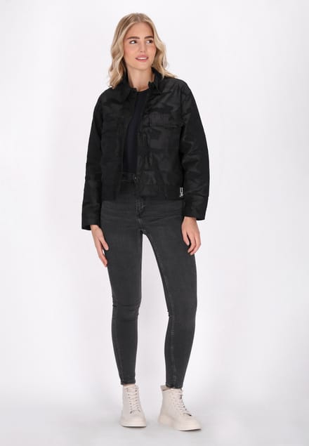 Schmuddelwedda Blouson Dames Grijze camouflage