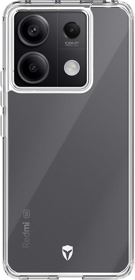 Force Case, Hoesje geschikt voor Redmi Note 13 5G - FEEL Versterkt Tryax System, Transparant