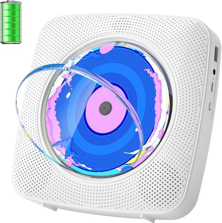 Draagbare Kinder CD Speler met Radio, Bluetooth en USB/AUX