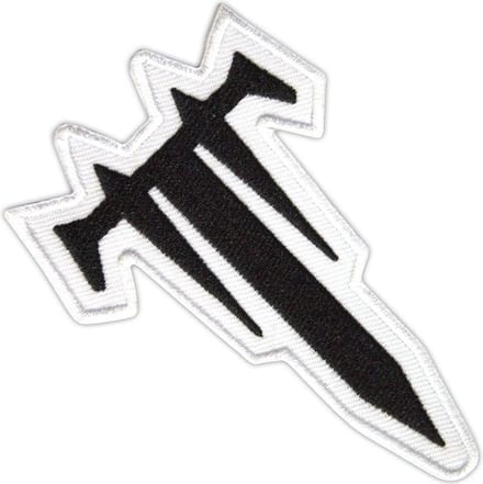 Trivium - T Logo Patch - Wit/Zwart