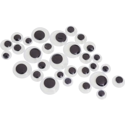 Creativ Company Wiggle Eyes Glow in the Dark Self Adhesive 30pcs.