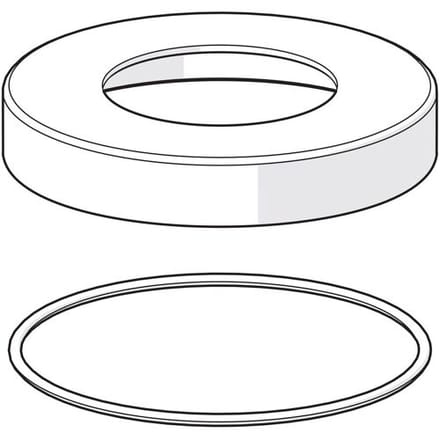 HANSA Afdekplaat HANSA 59914672 d 72 mm Chroom, 59914672