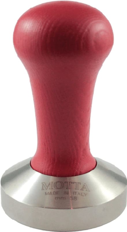 Motta Koffie Tamper - Rood - Convex - 58mm