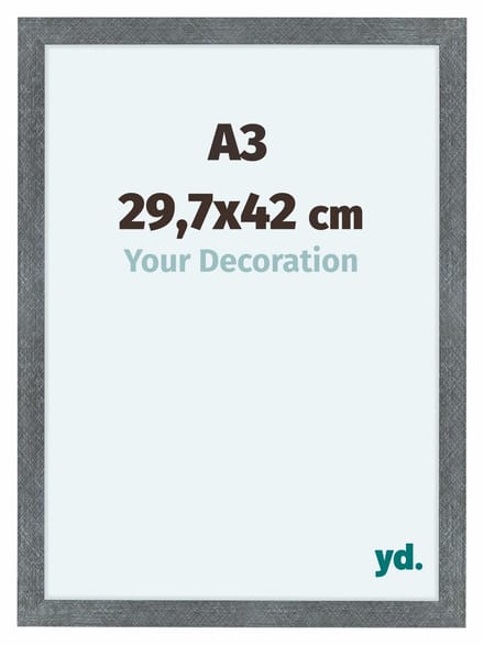 Your Decoration - Fotolijst A3 29,7x42 cm - MDF - IJzer Geveegd - Como