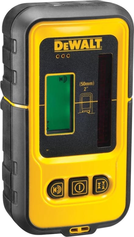 DeWALT DE0892 Waterbestendige digitale laserdetector met klem voor rode lasers