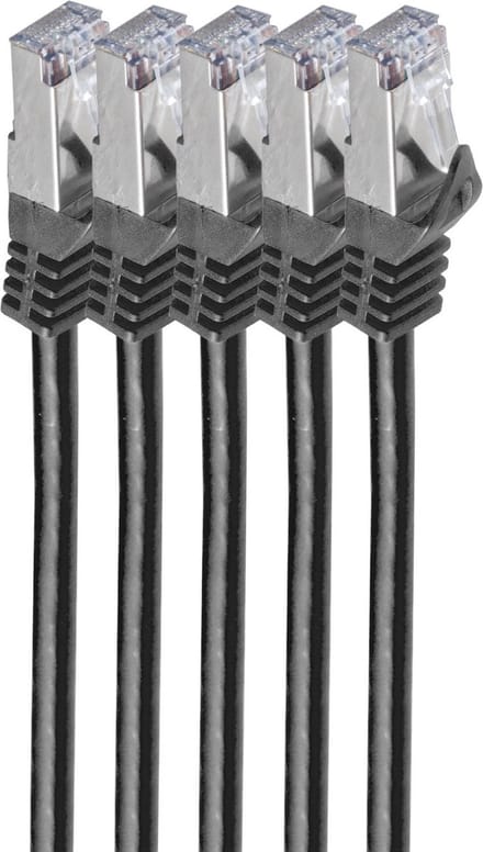 shiverpeaks BS75512-S-SET5 netwerkkabel Zwart 2 m Cat7 S/FTP (S-STP)