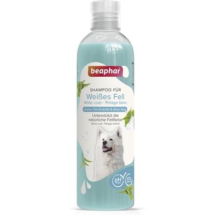250ml beaphar hondenshampoo voor witte vacht