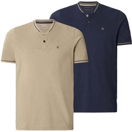 Babista herren Poloshirts, Set Van 2 - 60/62 - beige - Plus Size