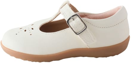 Next - Meisjes - First Walker schoenen met T-bandje en klittenbandsluiting - Wit