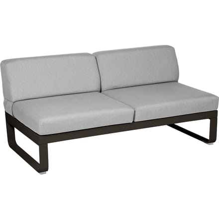 Fermob BELLEVIE 2-zits middenmodule - E3 Tonka - 79 Flanelgrijs