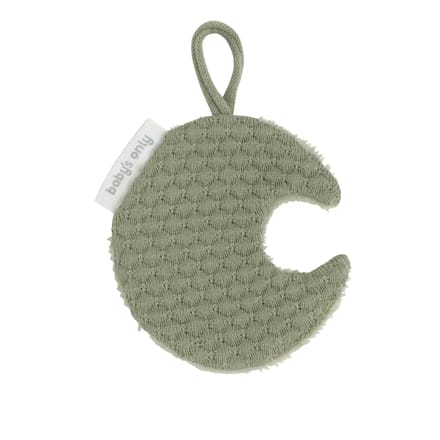Baby's Only Gebreid speendoekje - Speenknuffel maan Sky - Urban Green