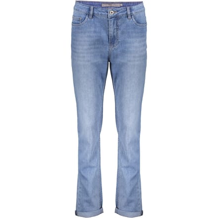 Geisha Jeans Turn-up Stonebleach Denim Größe: M | Straight Jeans Outlet | Damen | Blau