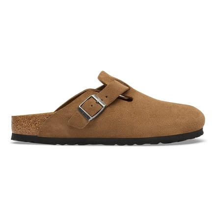 Leren klompen Birkenstock Boston Suede