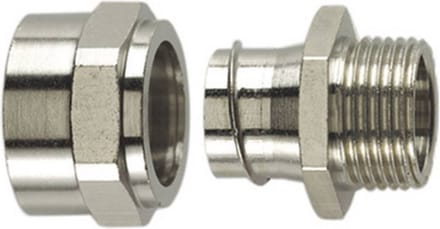 HellermannTyton 166-33800 PCSB12-FM-M16 Slangbevestiging Metaal M16 10.20 mm Recht 1 stuk(s)