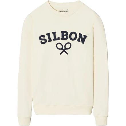 Classic sweatshirt met racketpatroon Silbon
