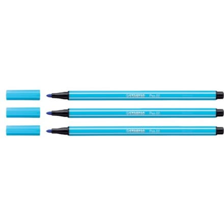 STABILO Pen 68 - Premium Viltstift - Azuur Blauw - per stuk