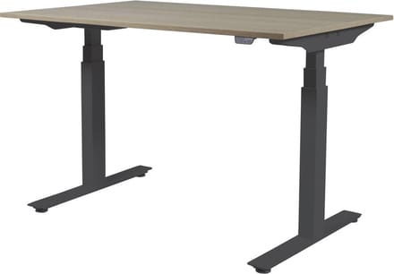 Zit Sta Bureau - Plus Elek 140x80 robson -zwart frame