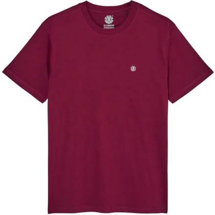 Element Icon Embroidery T-Shirt rood