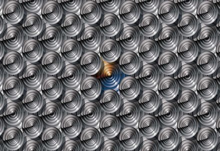 Fotobehang Modern Abstract Pattern | PANORAMIC - 250cm x 104cm | 130g/m2 Vlies