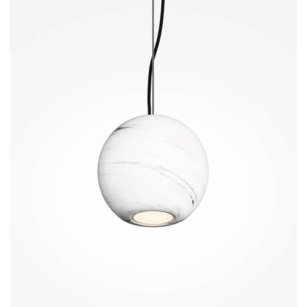 Maytoni Hanglamp BASIC TEXTURE, wit, Ø 12 cm, marmer, GU10