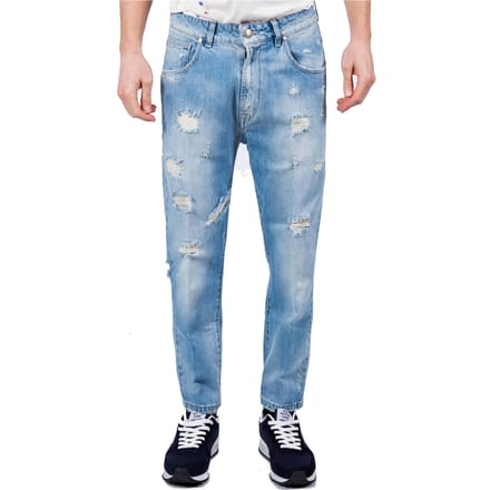 Alessandro Dell Acqua - Clear Jeans With Rotture Ad774 AD7747W/T1776SW 58