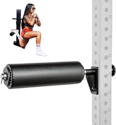 Squat Roller - Been Bevestiging - Kracht Training - Ergonomisch Ontwerp - 53 cm Lengte - Zwart