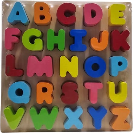 Houten Alfabet Legpuzzel - Kleurrijk en Leerzaam