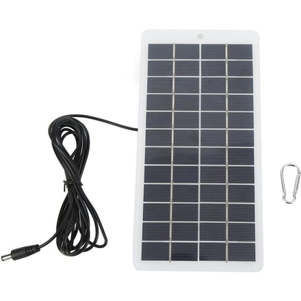 Draagbaar zonnepaneel met hoog rendement, weerbestendige zonne-opladercel met DC-interface voor gray