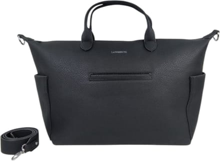 L'aphrodite - shopper - weekendtas - met laptopvak - 14 inch - zwart