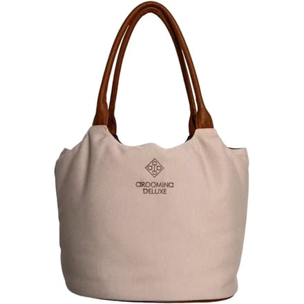 Grooming Deluxe - Grooming tas canvas beige