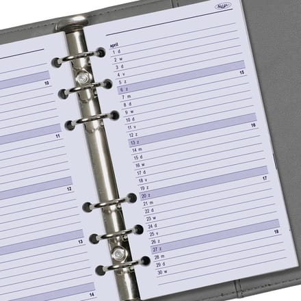 Kalpa 6217-27 170 x 95 mm Personal Agendabinder Vulling Week NL EN 2027