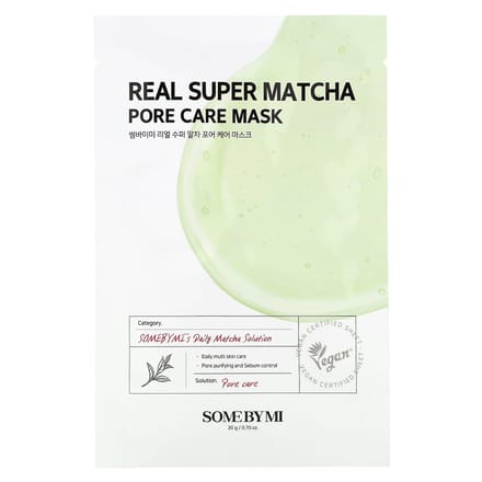 Echt Super Matcha Porie Verzorging Schoonheidsmasker, 1 Vel, 20G(0.7Oz) beige