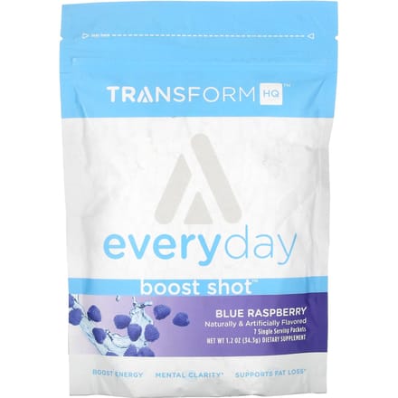 TransformHQ, Elke Dag, Boost Shot, Blauwe Framboos, 1,2 oz (34,3 g)