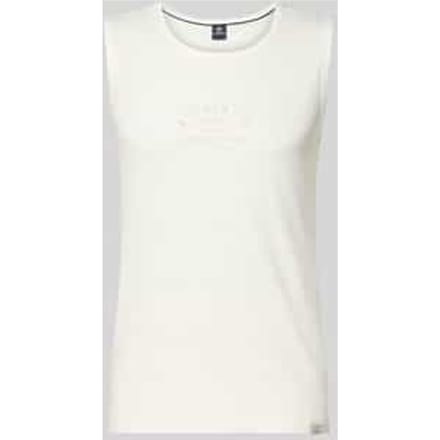 Tanktop met statementprint en ronde hals