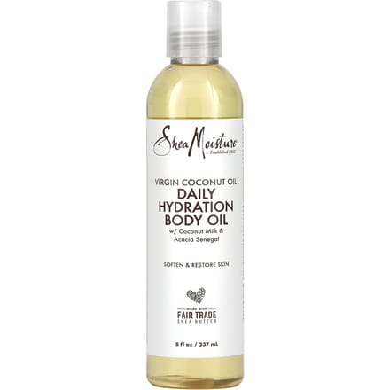 100% Onbewerkte Kokosolie, Dagelijkse Hydraterende Lichaamsolie, 8 Fl Oz (237 ml) beige