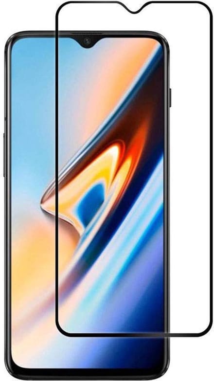 Screenprotector geschikt voor OnePlus 6T Screenprotector Glazen Gehard | Full Screen Cover Volledig Beeld | Tempered Glass - van iCall