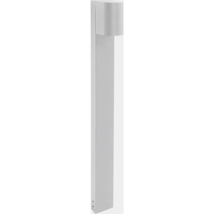LEDS-C4 Eko Standaard tuinpadverlichting, wit, hoogte 80 cm, aluminium