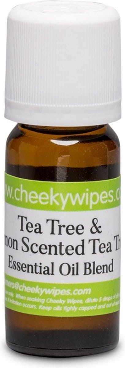 Cheeky Wipes Soaking Solution - Tea Tree - Tea Tree Lemon - 10 ml - Antiseptisch - Antibacterieel - Stoomdestillatie
