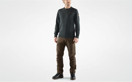 Fjällräven Övik Round Trui Grijs S Man