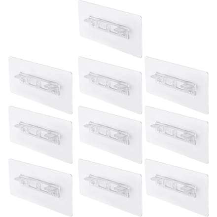 10 Stuks Plankdrager Pinnen Ponsvrij Schotbeugelhouders Pin voor Kast Schotbord Transparant transparant